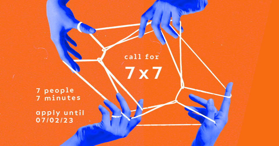 Extended call: 7 people x 7 minutes ∞ STRING FIGURES ∞ DoD23