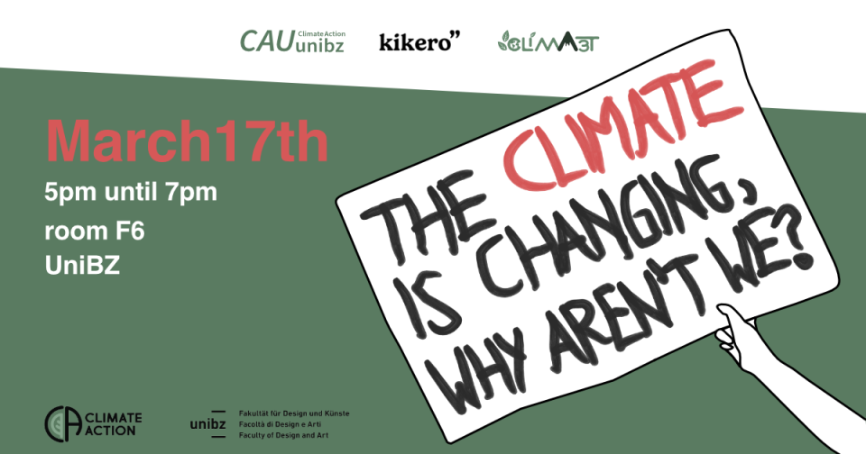 Climate Action Unibz invites you!