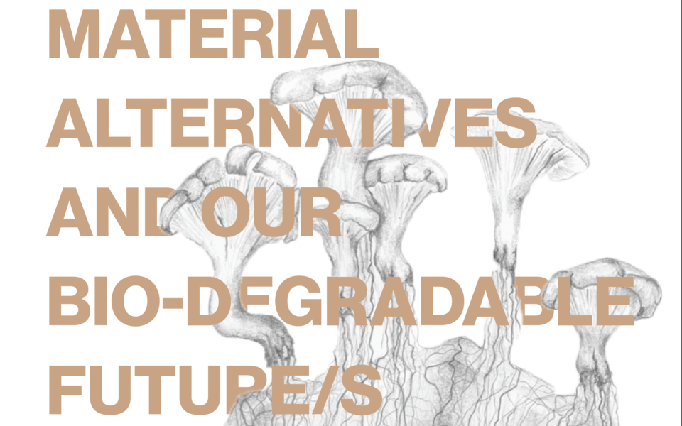 Tues, 22.5., 10:00 Maurizio Montalti “Material alternatives and our bio-degradable future/s”