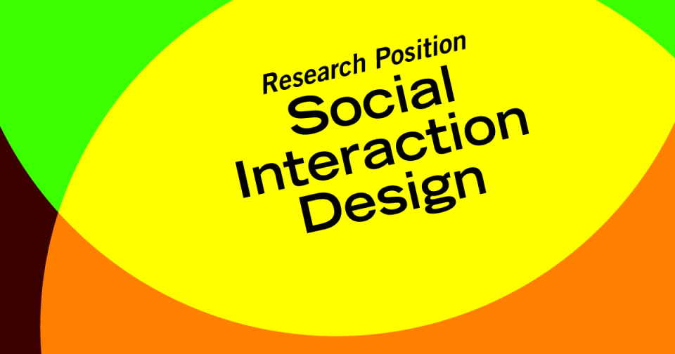 Research Position: ‘Social Interaction Design’