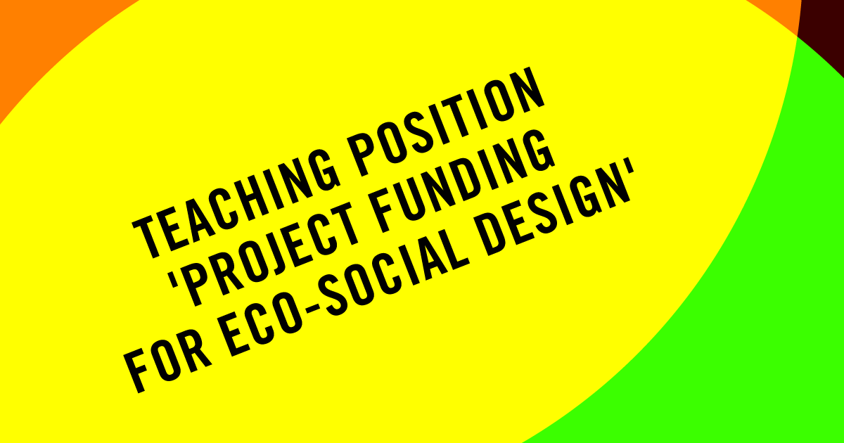 Teaching-Position_Project-Funding-for-Eco-Social-Design