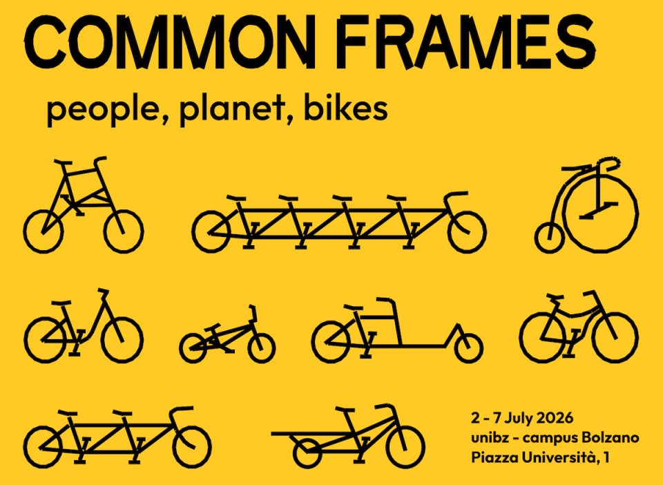2–7 July ➔ COMMON FRAMES 🐒 People 🌍 Planet 🚲 Bikes