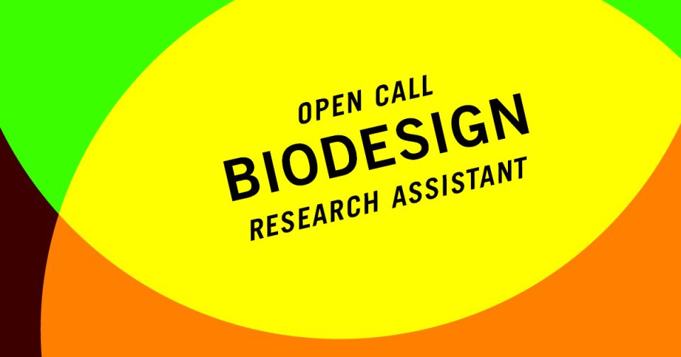 Open Call: Research Assistant for ‘BIODESIGN’ Project
